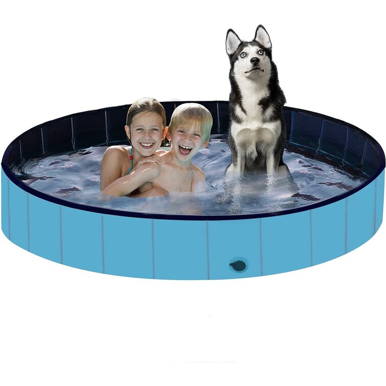 YIP Foldable Dog Bath Pool, Portable Collapsible Dog Bathing Tub For
